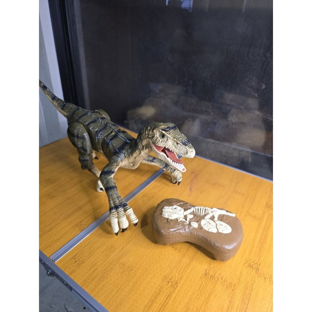Jurassic Dinosaur Toys Remote Control Dinosaur RC Realistic Raptor Velociraptor
